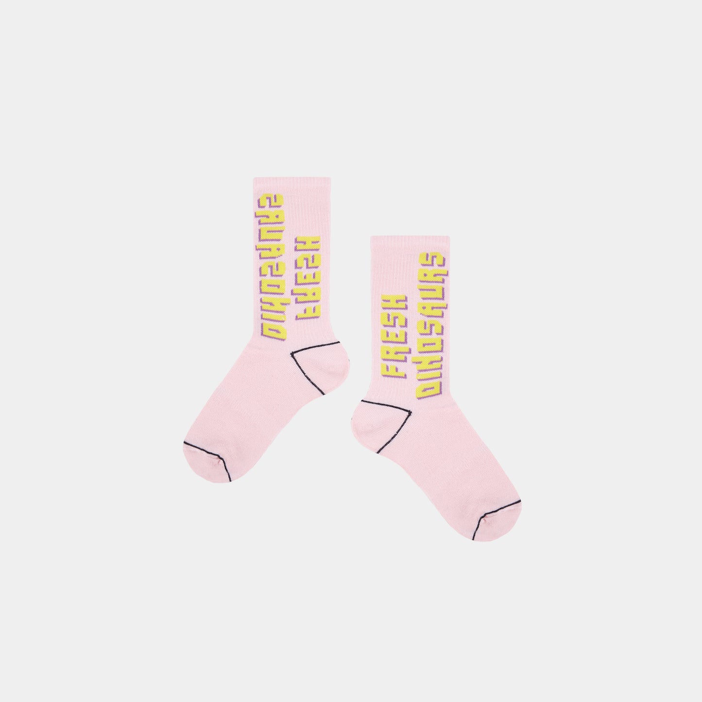 Fresh Dinosaurs Pink Socks