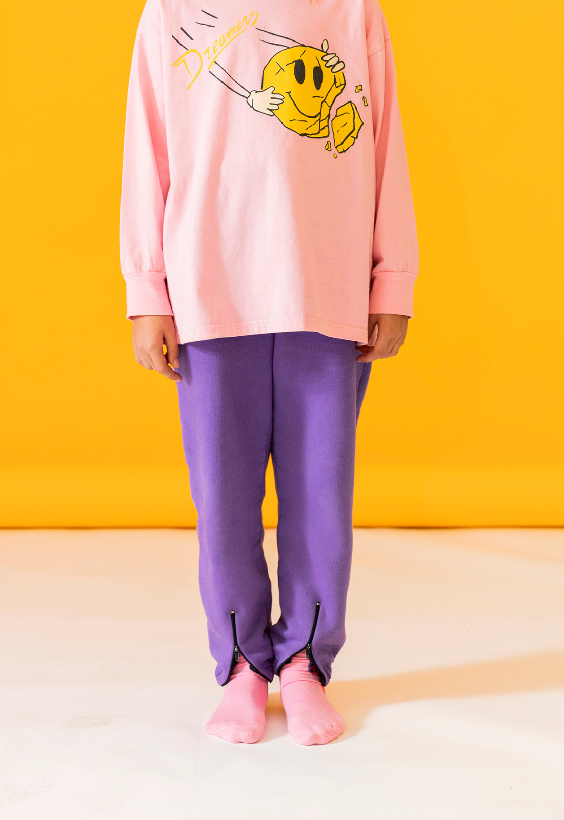 FD Embroidery Lilac Pants