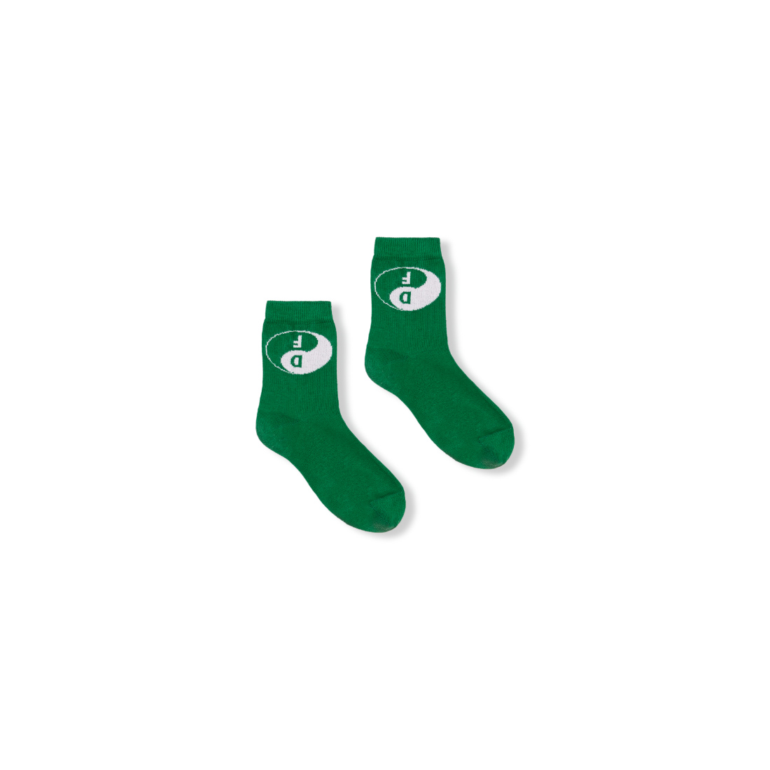 Ying/Yang FD Green Socks